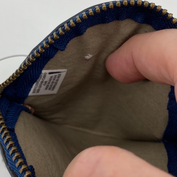 NEW FREE PEOPLE REPTILE PRINT LEATHER ZIP POUCH - Picture 4 of 5